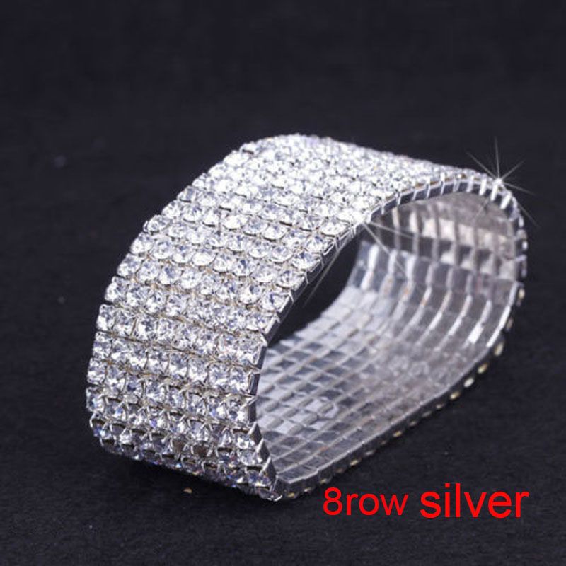 8 row silver