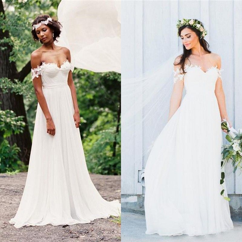 stunning beach wedding dresses