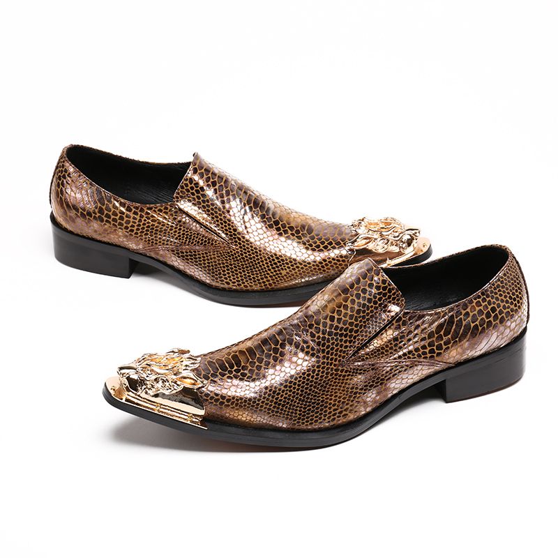 mens snakeskin dress boots