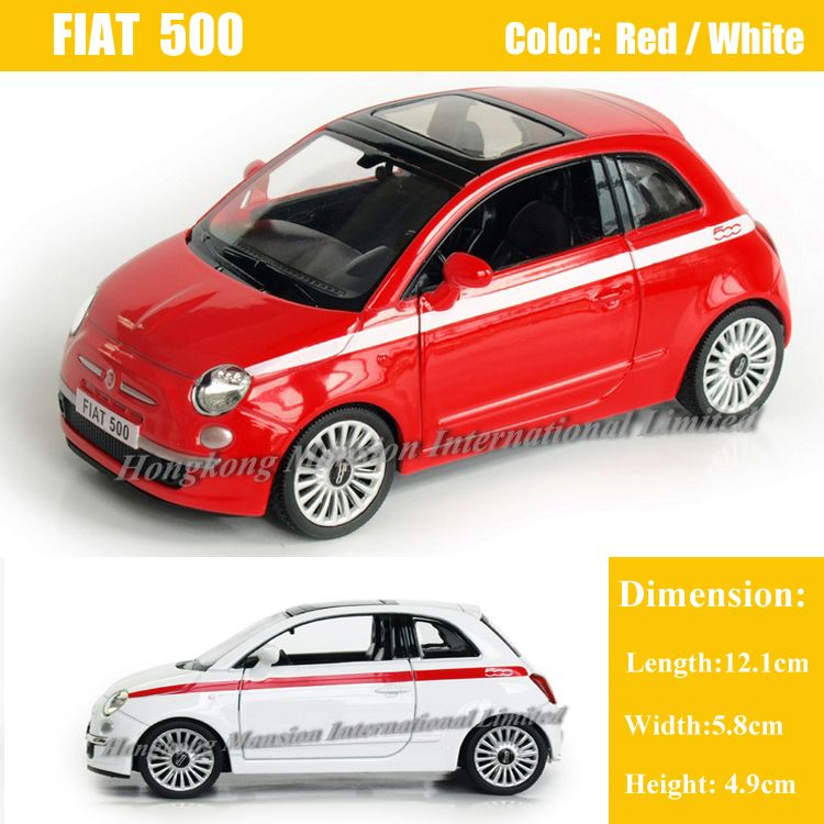 fiat 500 diecast model