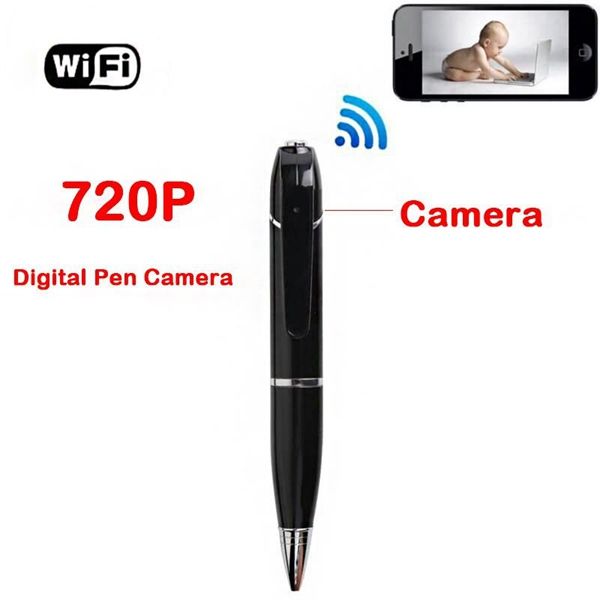 WIFI Wireless HD Digital Hidden Micro SPY CAMERA Recorder Monitor DVR Pen P2P