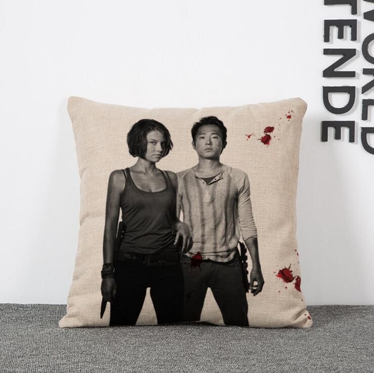 the walking dead pillow