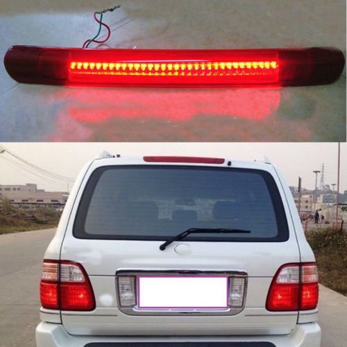 Red LED High Mounted 3RD Tail Brake Light Fit For Toyota Land Cruiser 1998-2007 