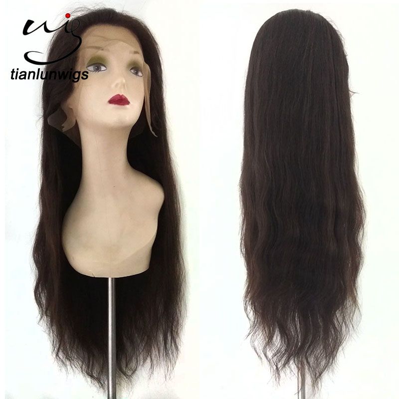 Cheap Factory Price 22inch Straight Human Hair Lace Wigs With Baby