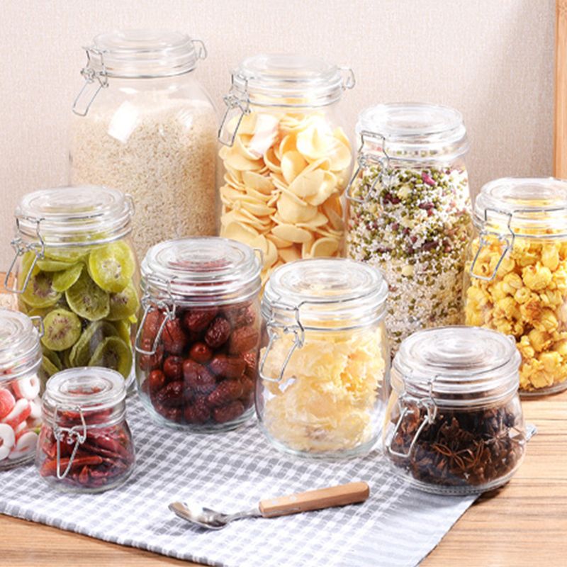 2019 Round Transpa Glass Storage Bottle Seal Jars Grains Spice Jar Kitchen Cans Organization From Denglongcompany 11 96
