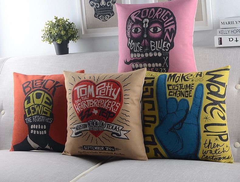 roll pillow covers