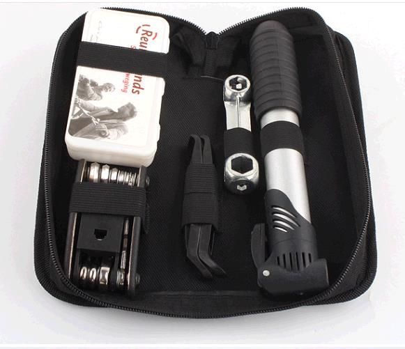 Kit Di Riparazione Di Biciclette Pneumatico Pompa Di Riparazione Chiave Set  Strumento Di Combinazione Mountain Bike Da 17,6 € | DHgate Italy
