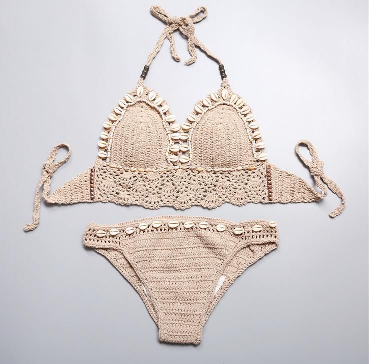 knitted swimsuit vintage