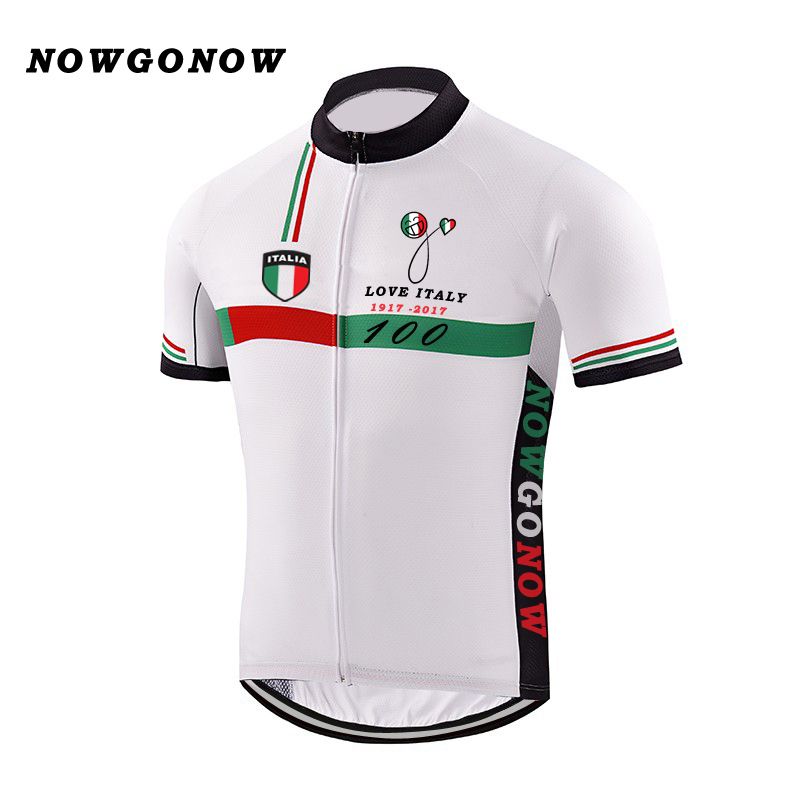 Men 2017 Cycling Jersey Tour Italy 100 Yeah Tour Leader