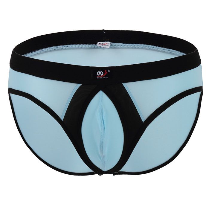 2020 Wj Brand Hot Sale Mens Nylon Slip Underwear Breathable Briefs Low Rise Sexy 