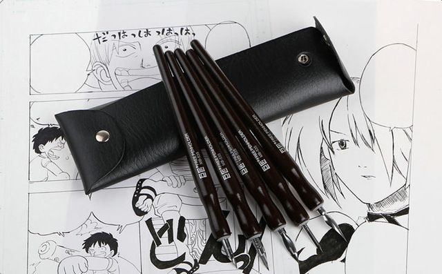 2020 Wholesale Manga Cartoonist Tachikawa Dip Pen Set Saji School G D Maru Manga Tips Holder From Raymonu 18 62 Dhgate Com