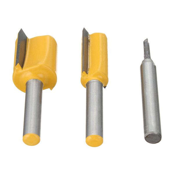 4pcs//set 1//2/" tige taille Dado pour contreplaqué 1//4 3//4 Routeur Bit 5//8 1//2