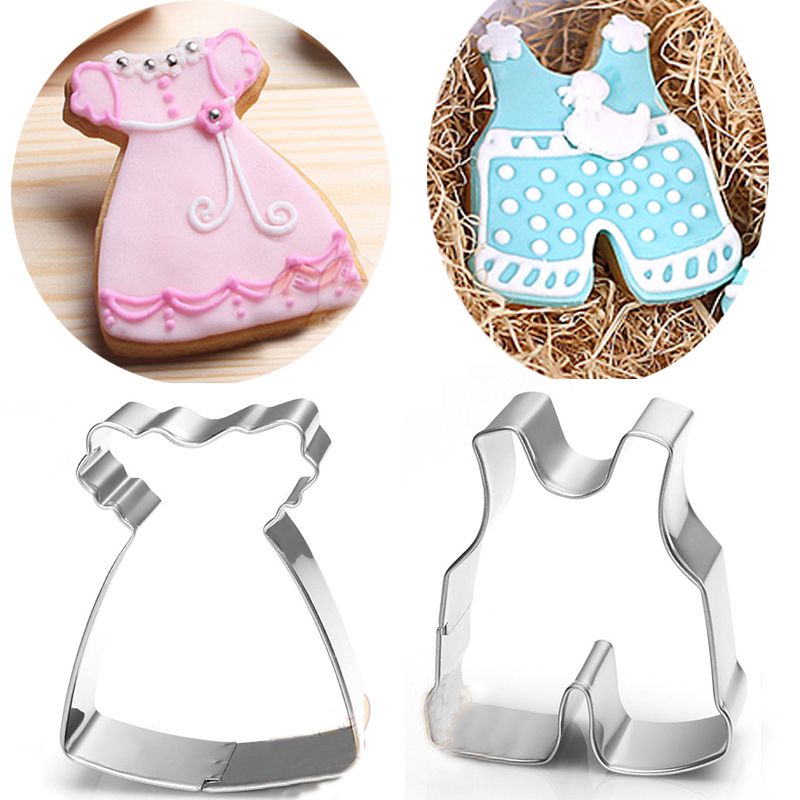 21 Baby Flower Dress Cookie Cutter Pants Patisserie Gateau Cupcake Pastry Tools Metal Biscuit Mold Fondant Cake Decorating Tool From Wenjingxu 3 02 Dhgate Com