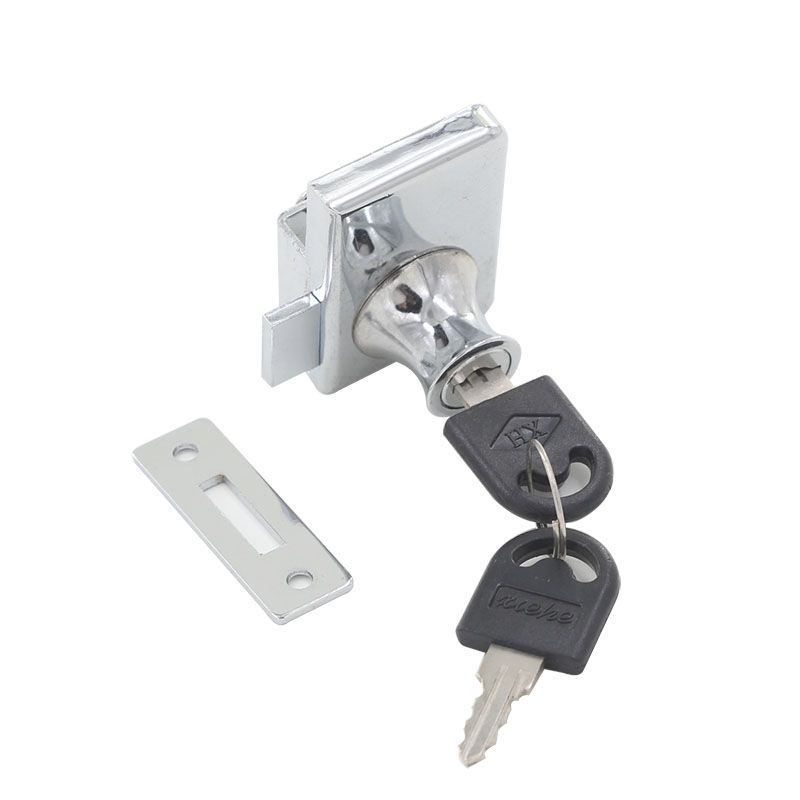 Armario oficina de seguridad tono plateado cerradura para cajón llaves 