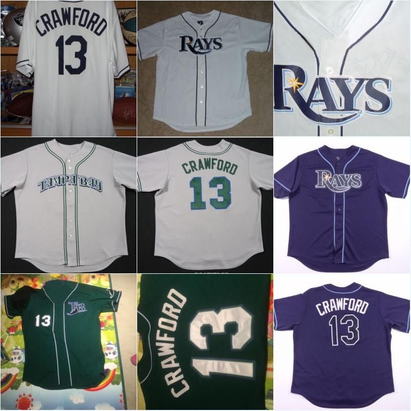 carl crawford rays jersey