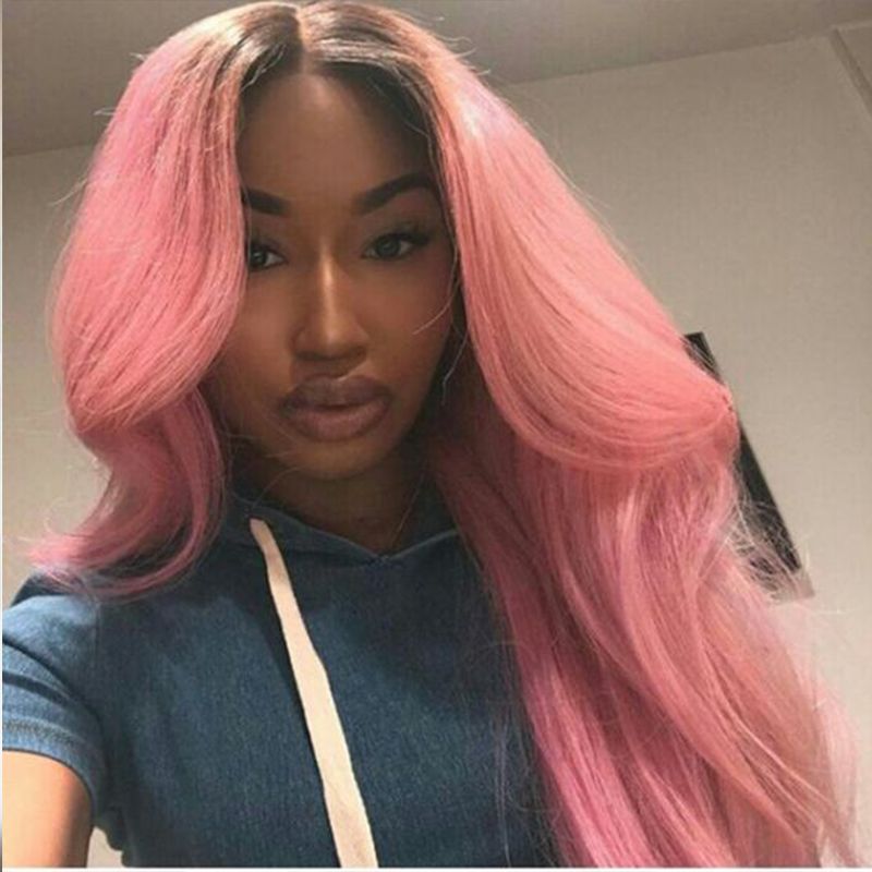 Echthaar perucke rosa Clearance