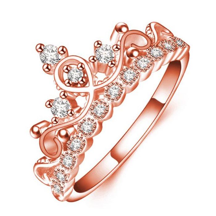 anello corona pandora oro rosa anello corona pandora oro rosa