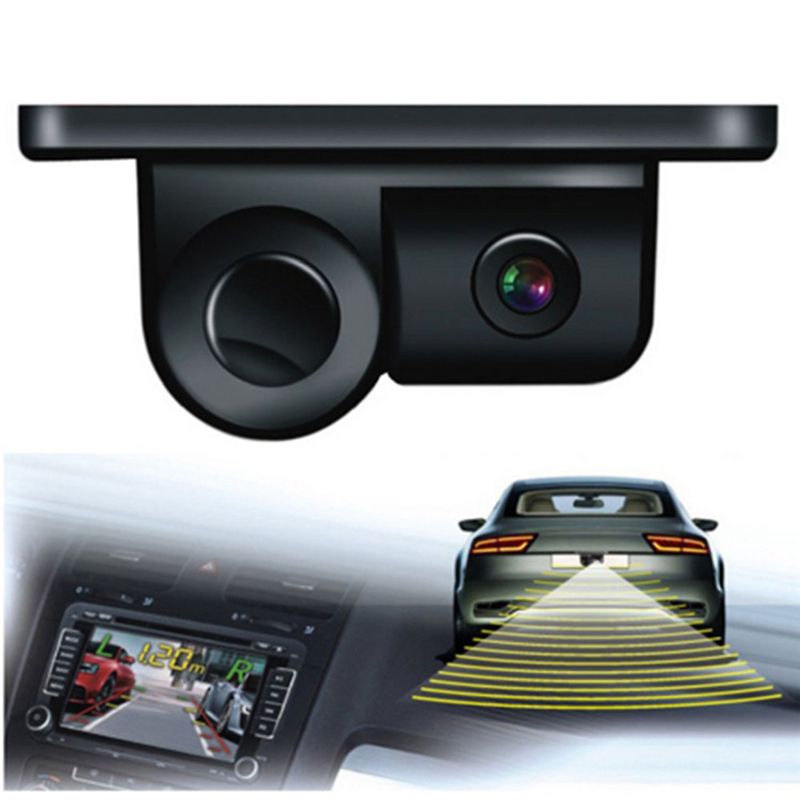 170 Degree Viewing Angle HD Car Rear View Camera Radar Parking Sensor Warning
