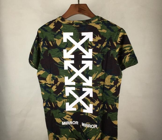 maglia off white militare