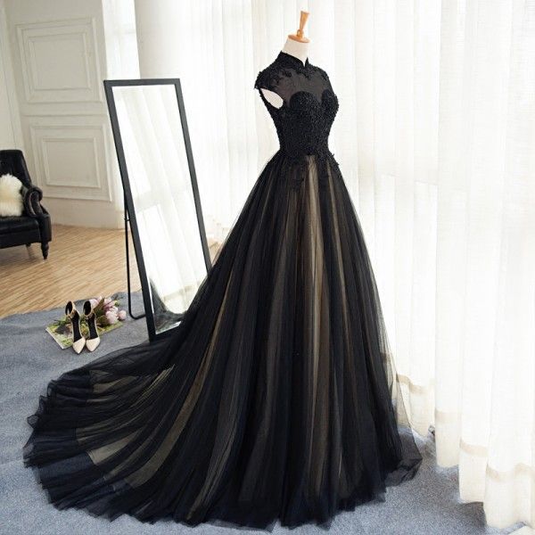 vestidos de noiva preto