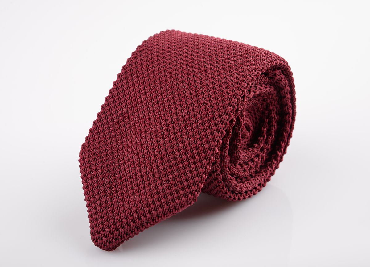 Men Knitting Neck Ties Knots Tie Mens Casual Solid Kintted Polyester