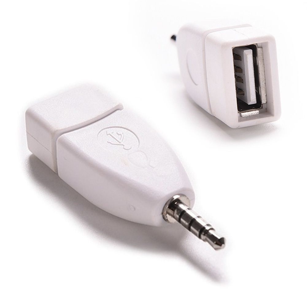 2021 High Quality 3.5mm Male AUX Audio Plug Jack To USB 2.0 Female