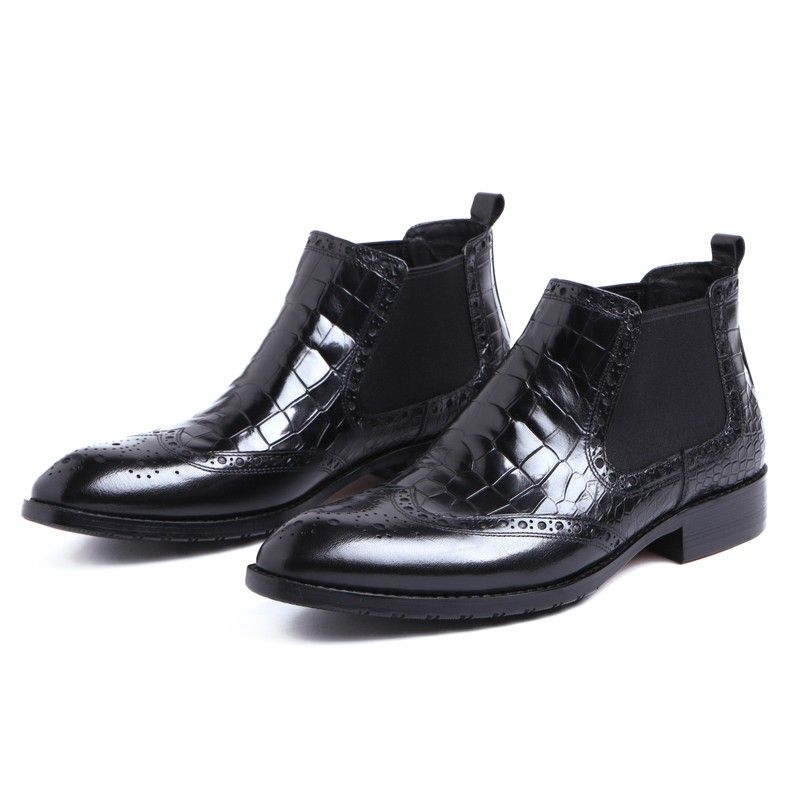 crocodile dress boots