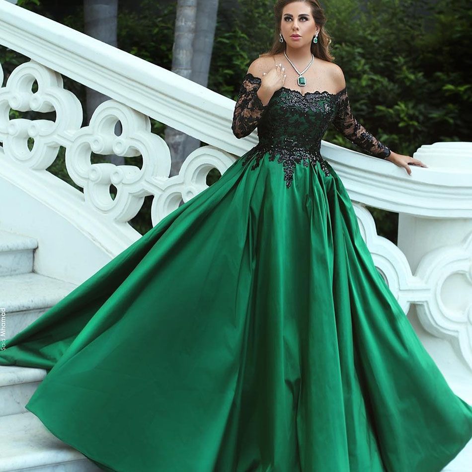 green emerald velvet dress Elise | Ruby Prom main image 0