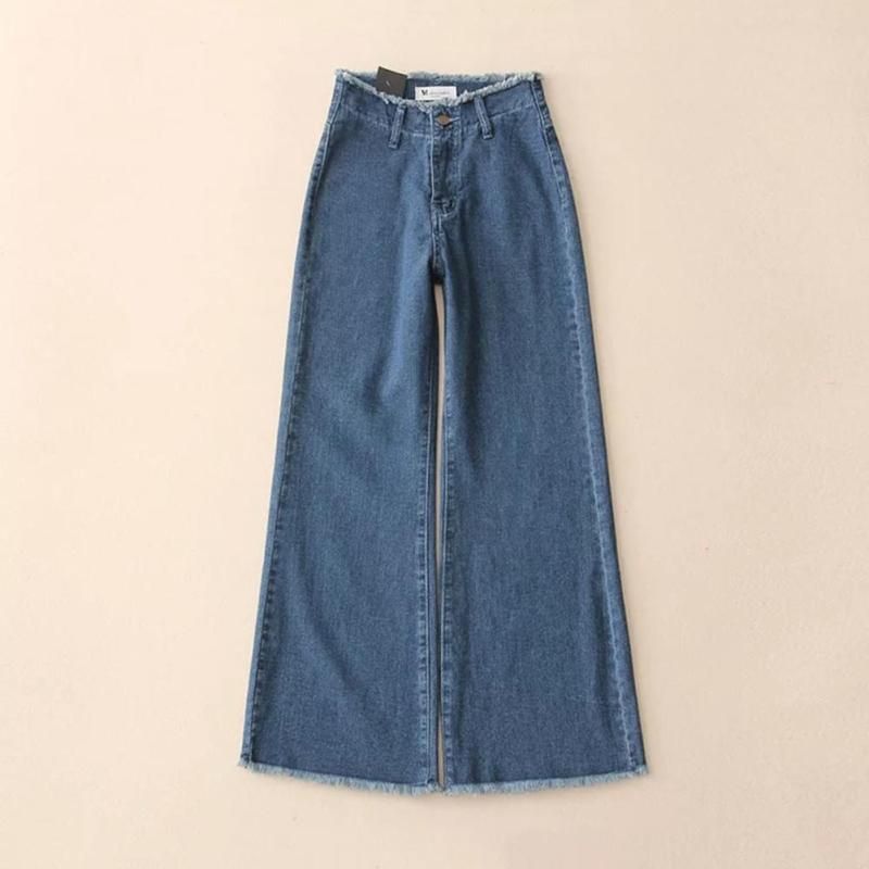 Compra Al Por Mayor Jeans De Pierna Ancha 2017 BF Women Women High Cintura  Con Pantalones De Mezclilla Jeans Pantalones De Longitud Completa  Pantalones Mujer Boyfriend Jeans X50 Barato | Entrega Rápida