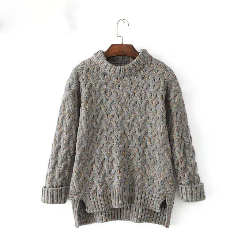 2019 Sweaters Pull Femme Hiver 2018 Womens Knitted Sweaters Winter Twisted Korean Pullovers Christmas Casual Sweater Sueter Mujer From