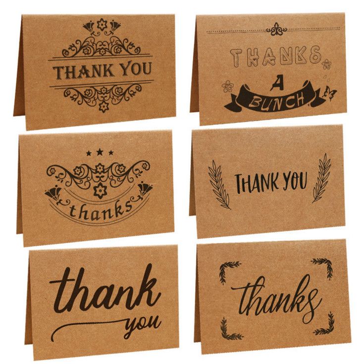kraft paper card