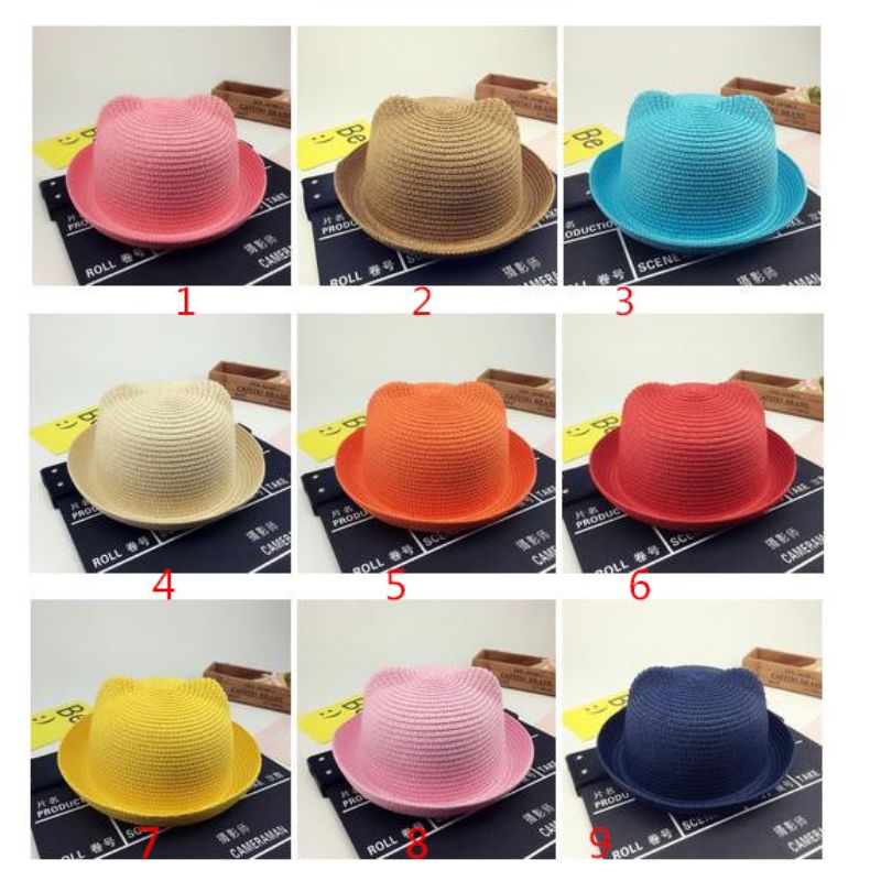 girls straw hats to decorate