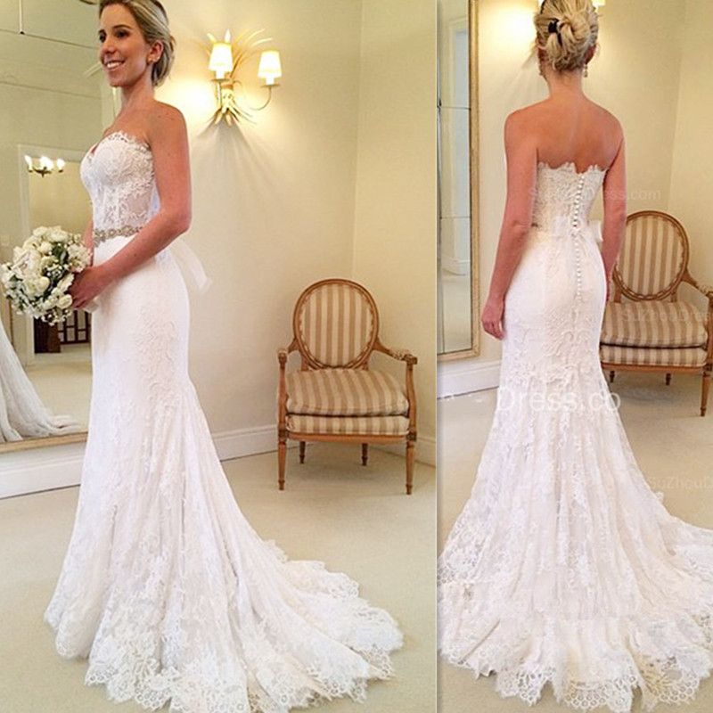 Trumpet Lace Wedding Dress