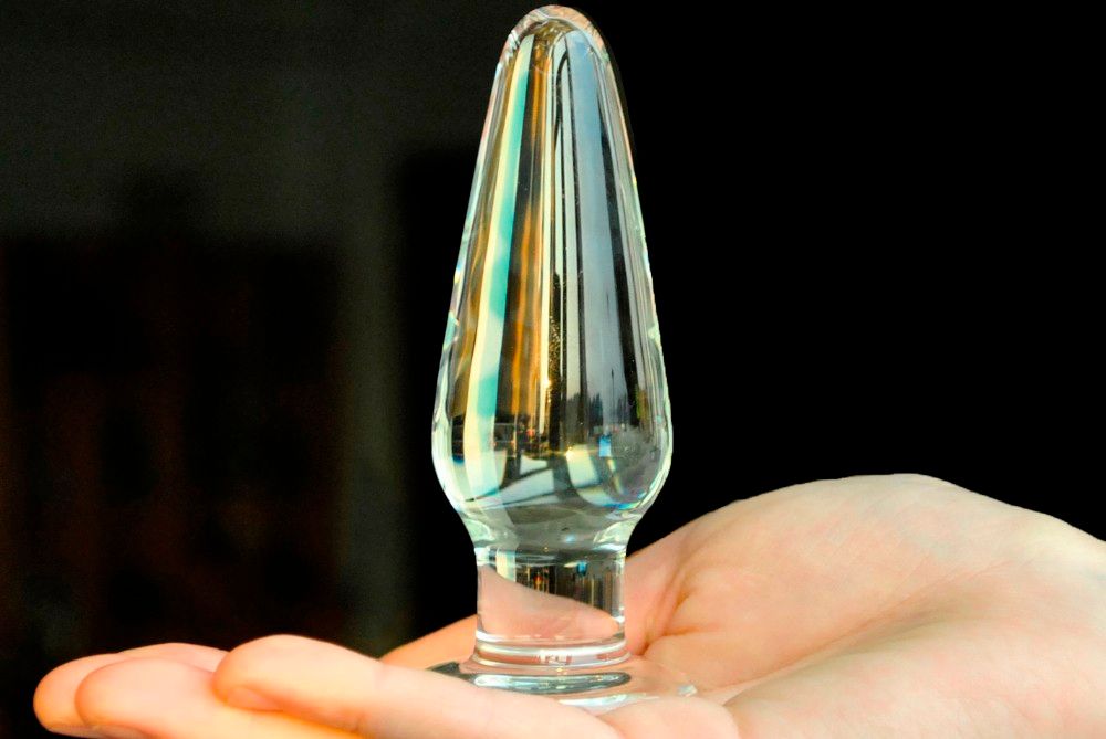 Sharp Pyrex Glass Anal Butt Plug Crystal Vagina Dildo Male Penis Fema