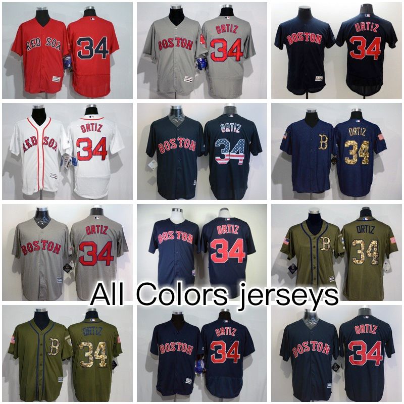 boston red sox jersey colors