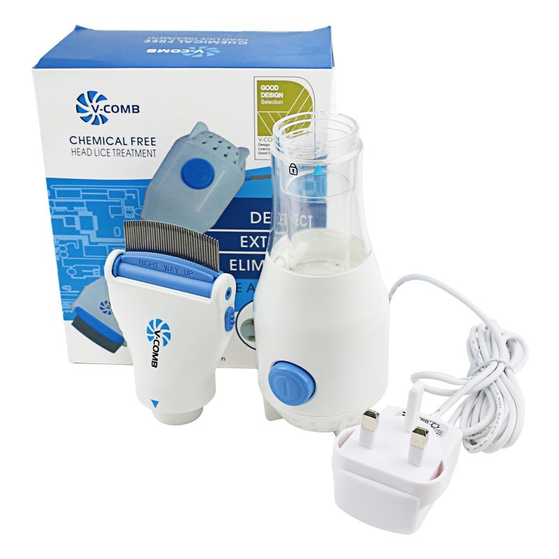 New Style Head Lice Treatment S001 V Comb Head Lice Brush Capture