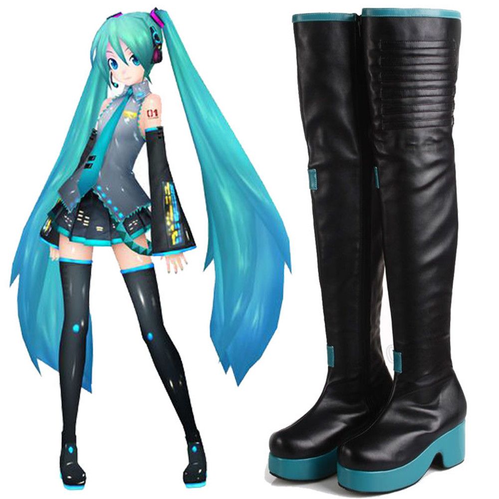 vocaloid hatsune miku boots vocaloid hatsune miku boots