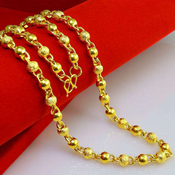 Gold Bead Chain Beads Wedding Design 
