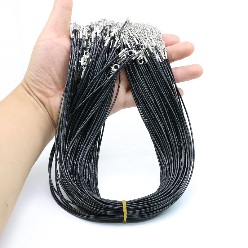 2020 Enviromental Waxed Cord Necklace 1.5mm 2.0mm 2.5mm /Bag For