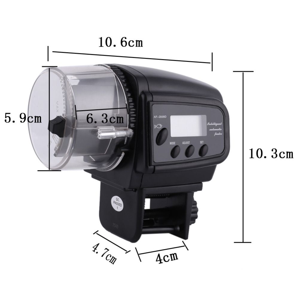 2019 Digital Lcd Automatic Aquarium Tank Auto Fish Feeder Timer
