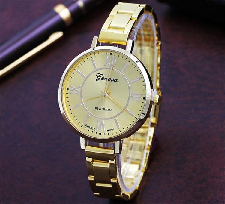 Hot Fashion Women Ladies Geneva Alloy Watch Roman Numbers Casual Thin Metal Bands Bracelet Lady Dress Quartz Wrist Watches Cheap Designer Watches Cheap Watch From Tfly 2 3 Dhgate Com