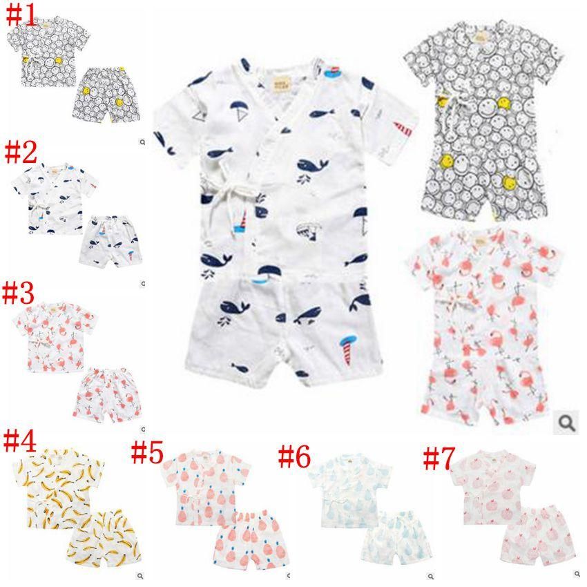 Ins Kids Pajamas Baby Summer Nightsuits 