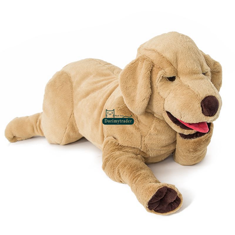 large stuffed dog pillow