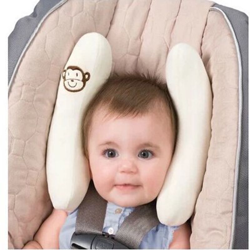pink infant head support