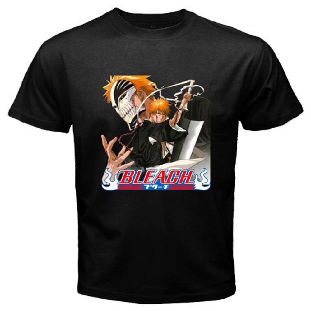 Camisetas Personalizadas Bleach Ichigo Kurosaki Anime Manga Camisetas Personalizadas Bleach Ichigo Kurosaki Anime Manga