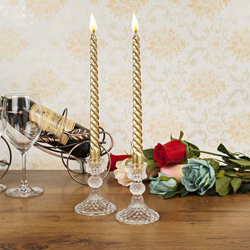 Cheap Crystal Glass Candle Holder Home Decoration Wedding Candelabrum