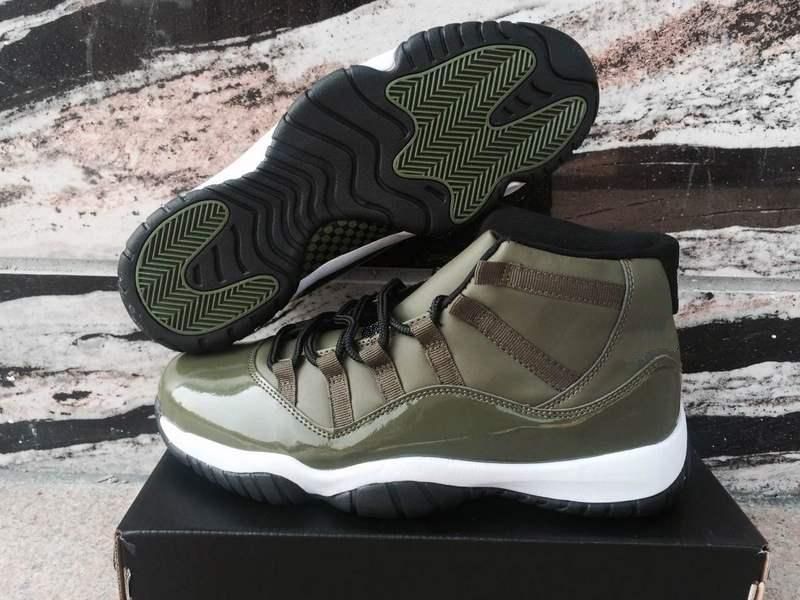 retro 11 olive green