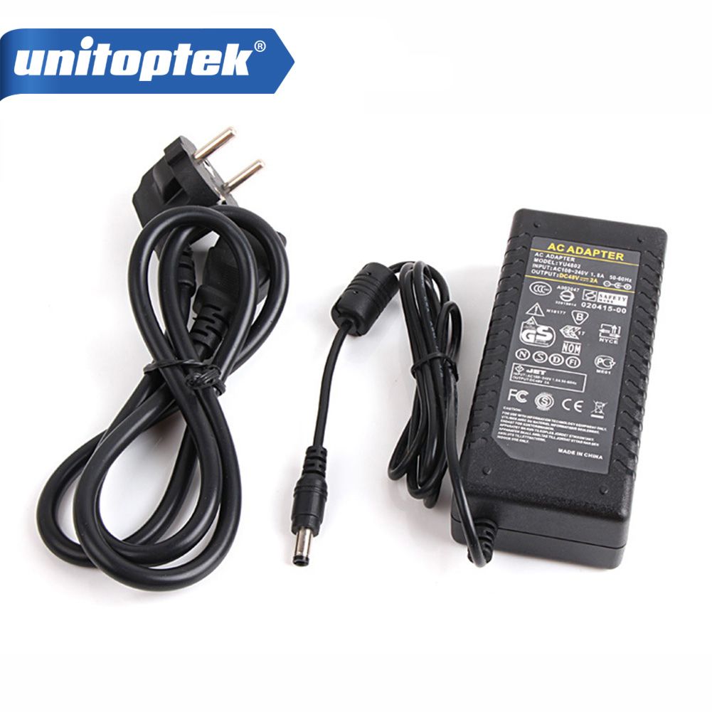 AC 100V-240V Converter Adapter DC 48V 2A 96W Power Supply Charger DC 5.5mm PSU