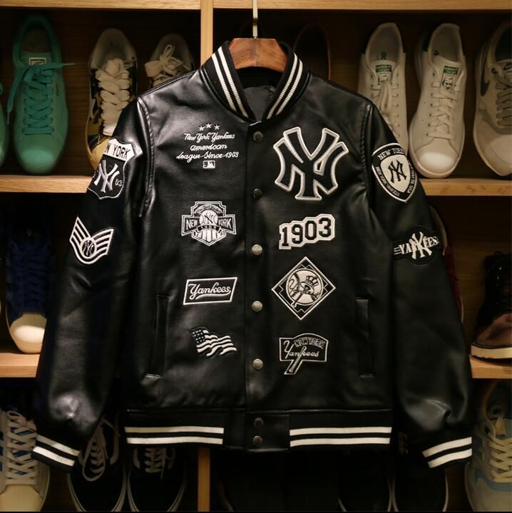 mlb leather jackets