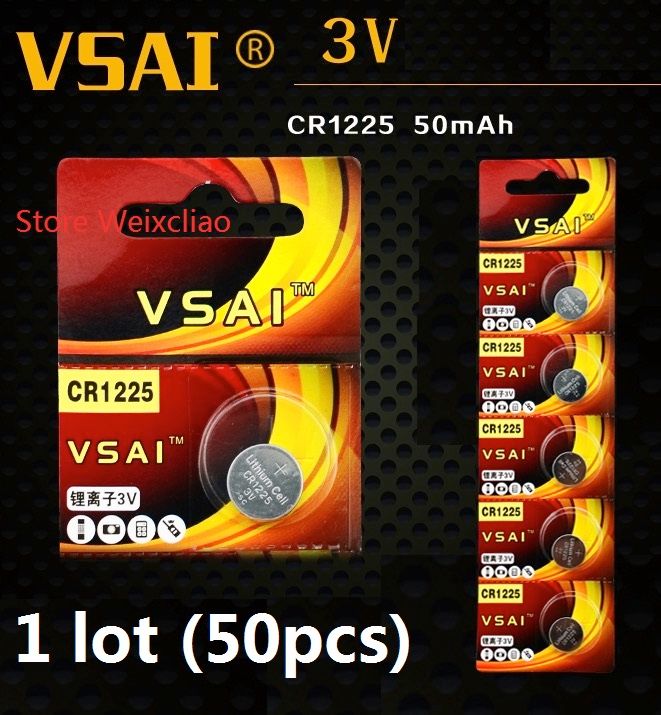 1 Cr1225 3v Lithium Li Ion Button Cell Battery Cr 1225 3 Volt Li Ion Coin Batteries Vsai Phone Battery Replacement Vaping Battery From Weixcliao 17 11 Dhgate Com